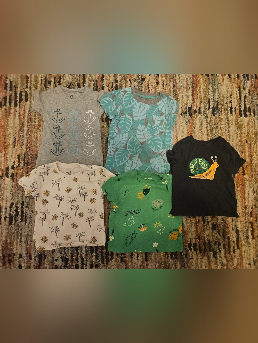 Set of 2T nature-themed shirts